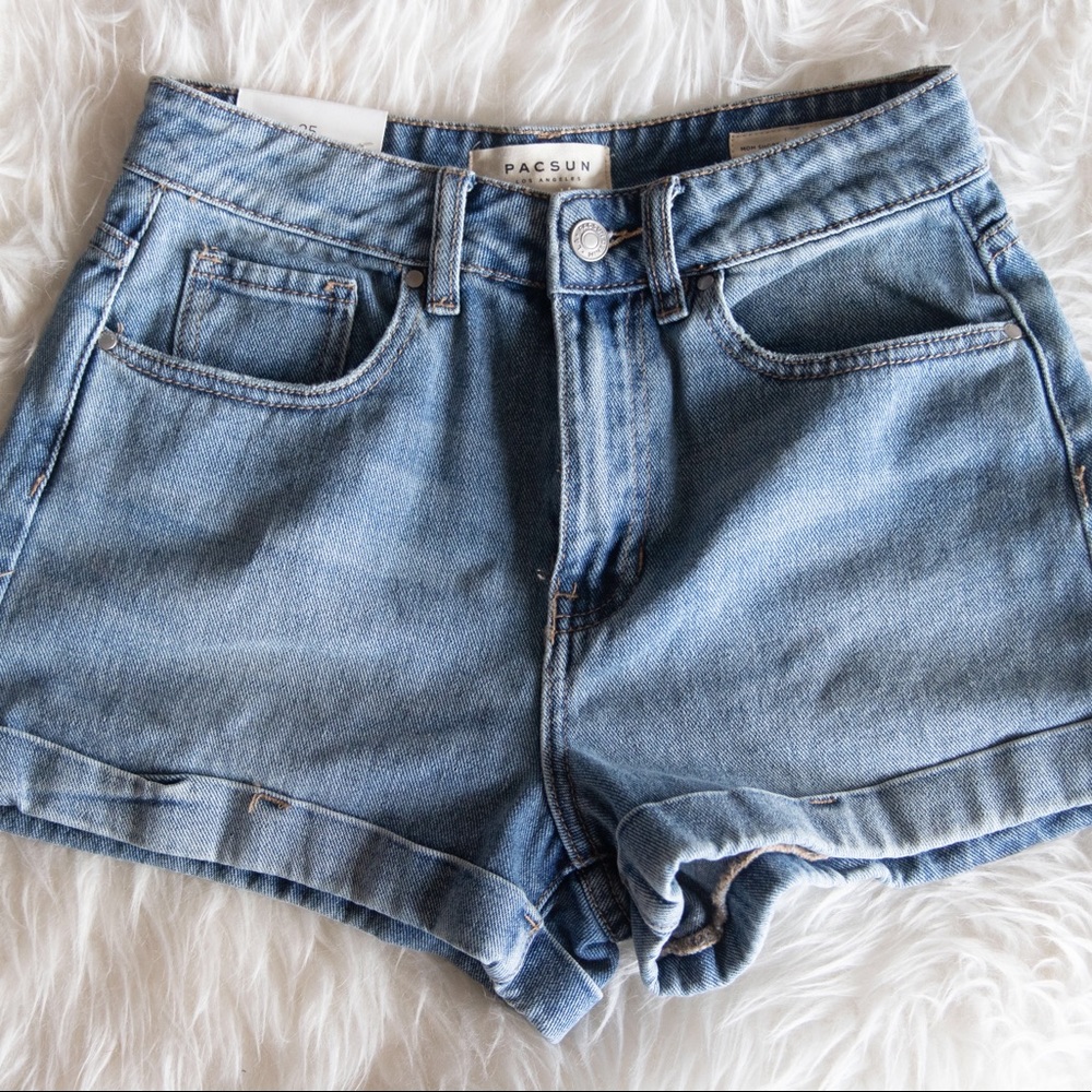 Pacsun high waisted mom shorts
